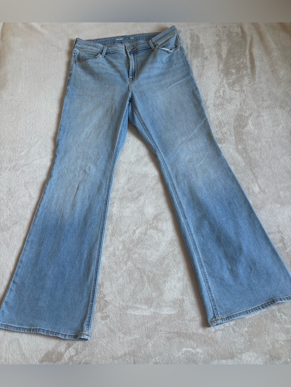 Old Navy Light Blue Women's Flare Jeans - Size 12